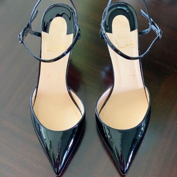 NEW Christian Louboutin ankle strap heels - Picture 1 of 7